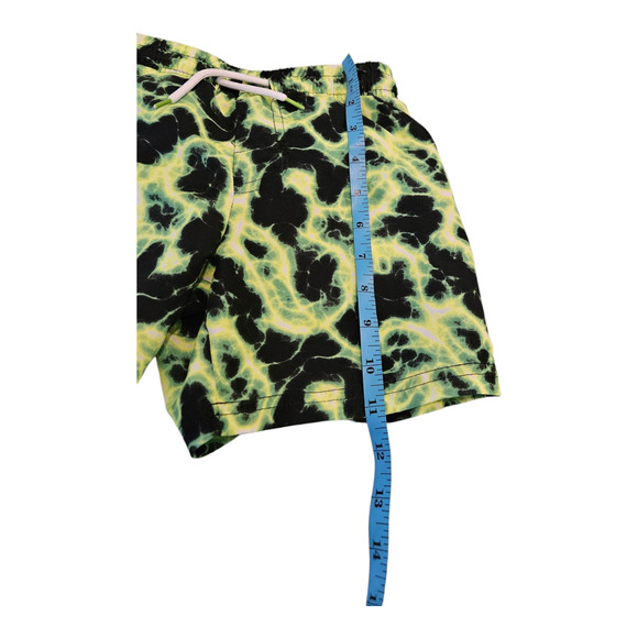 BCOOL Kids Size 5 Green And Black Swim Trunks - Picture 8 of 8